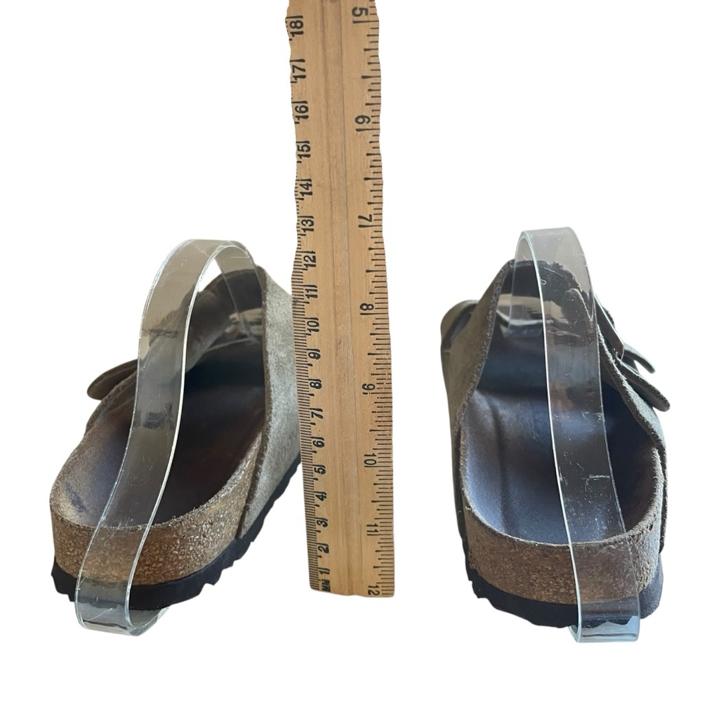Birkenstock Arizona sandals in a taupe or beige suede leather size 5-5.5 or 36 - Picture 10 of 15